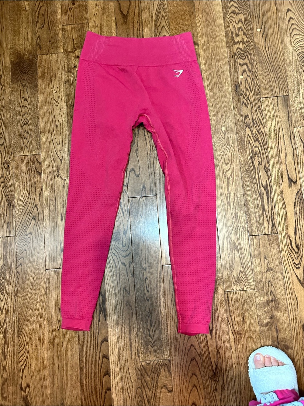 Gymshark bright burgundy Seamless High-Waist Leggings